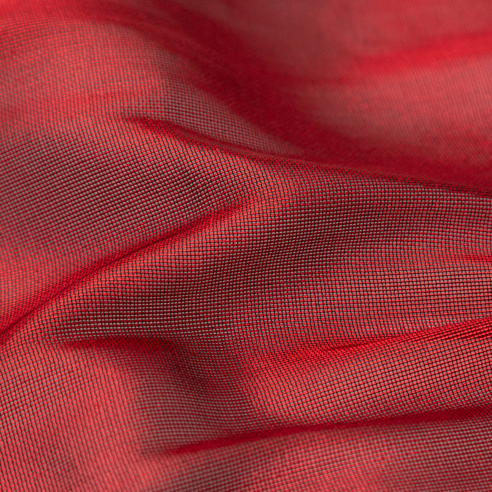 Metallic Scrim Lame - Burgundy Full
