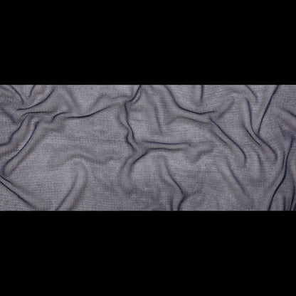 Metallic Faux Knit Chainmail - Navy Blue Folded