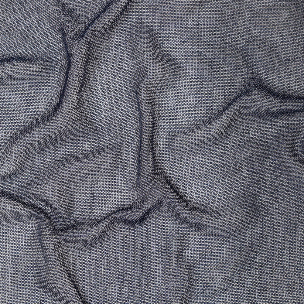 Metallic Faux Knit Chainmail - Navy Blue