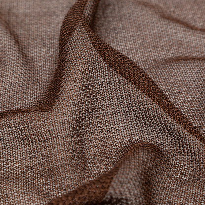 Metallic Faux Knit Chainmail - Brown Full