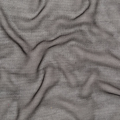 Metallic Faux Knit Chainmail - Black