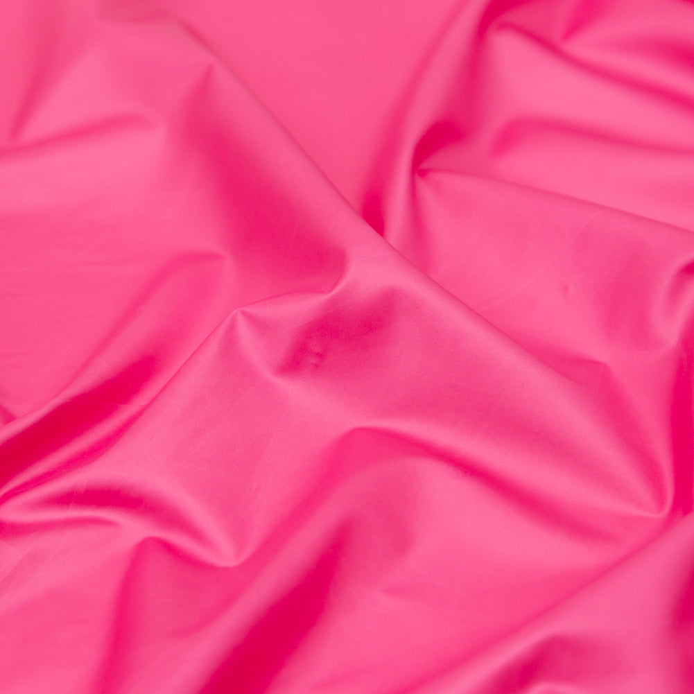 Italian Fuchsia Rose Nylon Windbreaker Detail
