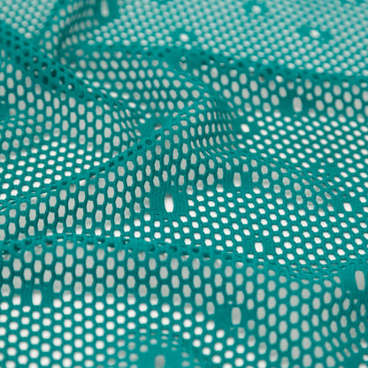 Tidal Teal Stretch Netting Detail