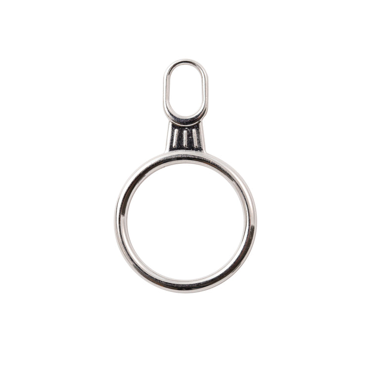 template--25130090922057__main-Mood Exclusive Italian Large Silver Round Metal Zipper Pull