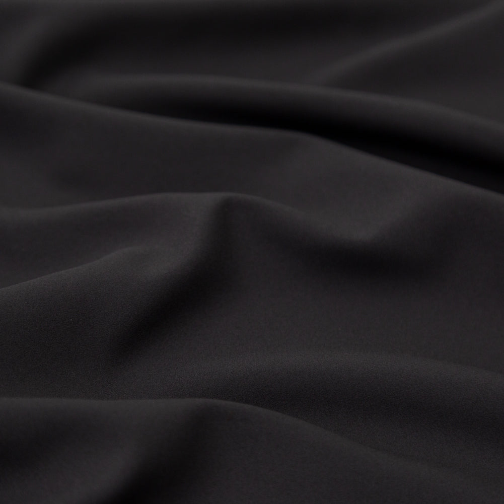 Theory Black Polyester Georgette Detail