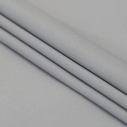 Theory Frosted Gray Radiant Polyester Twill Lining Folded