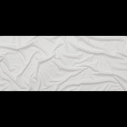 Helmut Lang Optic White Cotton and Cashmere Jersey Folded