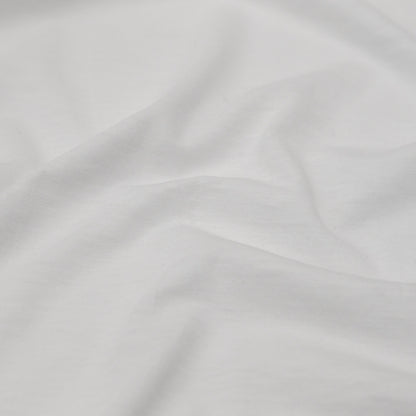 Helmut Lang Optic White Cotton and Cashmere Jersey Full