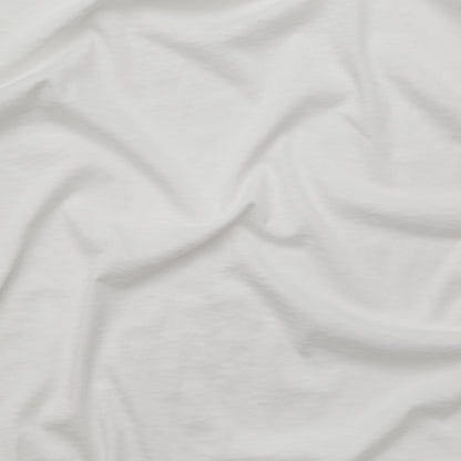 Helmut Lang Optic White Cotton and Cashmere Jersey