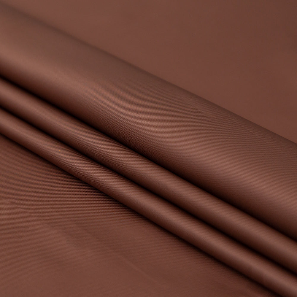 Theory Classic Brown Rayon Twill Lining Folded