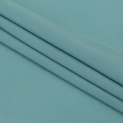 Theory Aegean Blue Stretch Polyester Crepe de Chine Folded