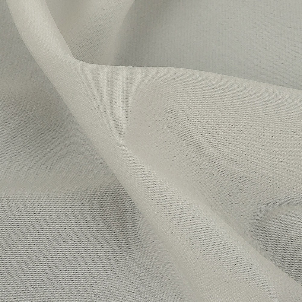 Cannoli Cream Lightweight Stretch Polyester Crepe Detail