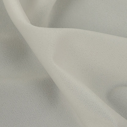 Cannoli Cream Lightweight Stretch Polyester Crepe Detail