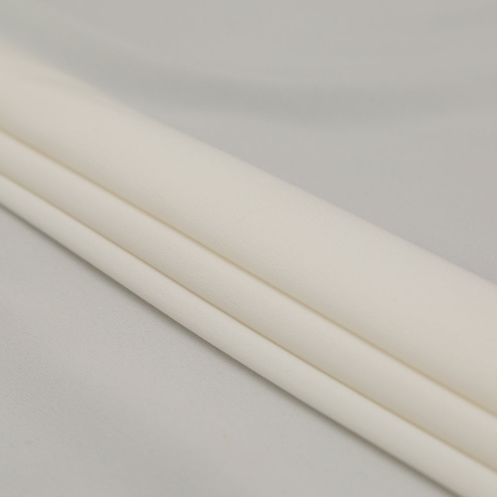 Theory Ivory Stretch Polyester Crepe Folded