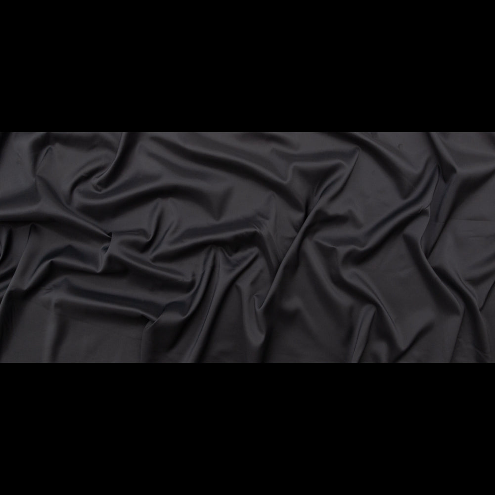 Theory Charcoal Radiant Polyester Twill Lining Folded