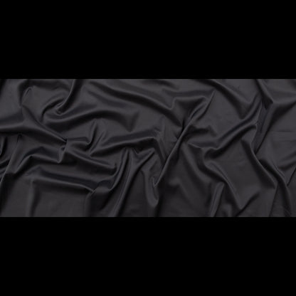 Theory Charcoal Radiant Polyester Twill Lining Folded