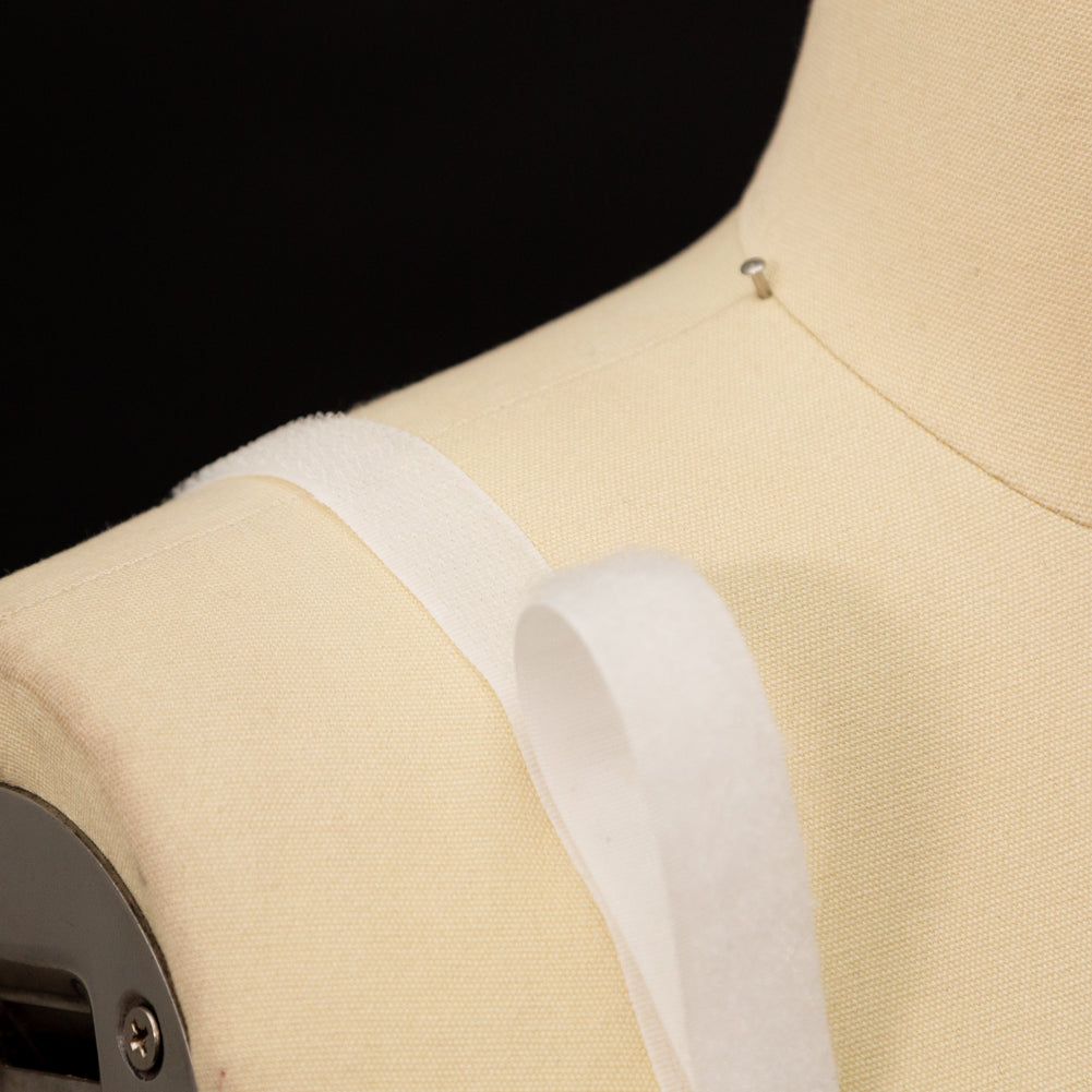 White Sticky Back VELCRO&reg; Brand Fastener - 0.625" Detail