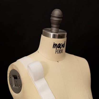 White Sticky Back VELCRO&reg; Brand Fastener - 1.5"