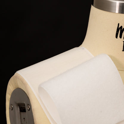 White Sticky Back VELCRO&reg; Brand Fastener - 4" Detail