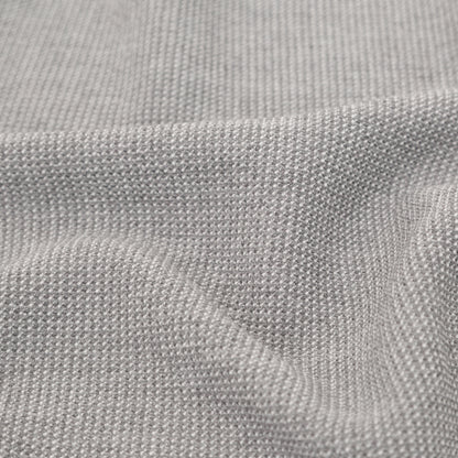 Italian Silver Ash Stretch Polyester Tweed Detail