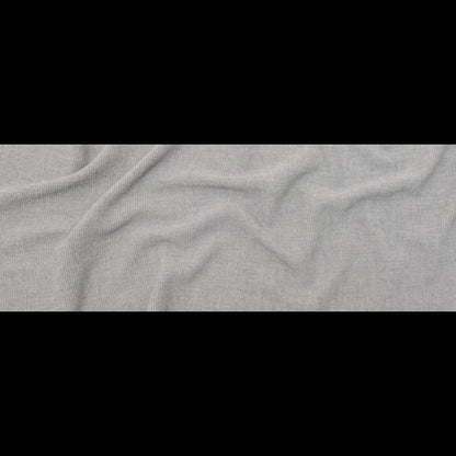 Italian Silver Ash Stretch Polyester Tweed Full