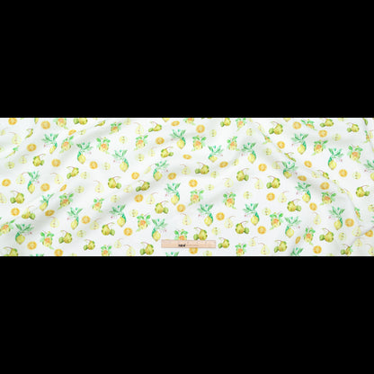 Pears, Oranges and Lemons Printed Linen Woven Full