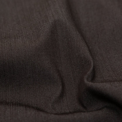 Italian Coco Brown Stretch Polyester Denim Detail