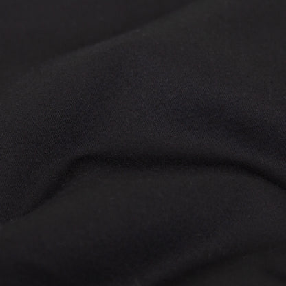 Black Stretch Rayon Sateen Detail