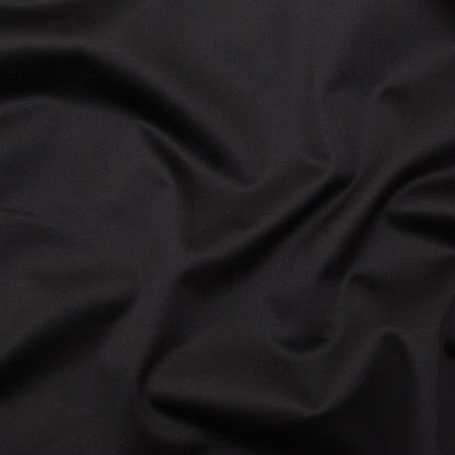 Black Stretch Rayon Sateen