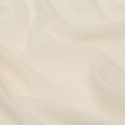 Crinkled Linen and Rayon Gauze - Ivory - Ushuaia Collection Full