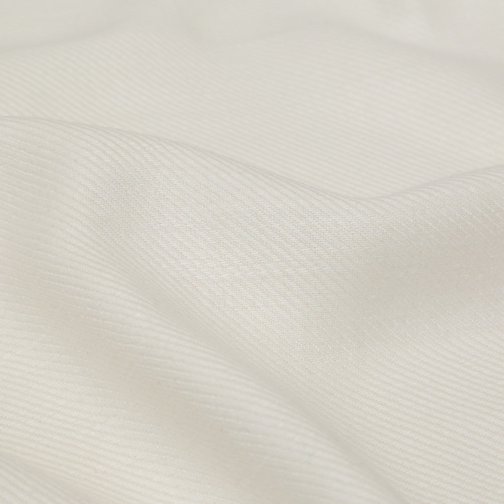 Santa Venetia Ivory Heavyweight Linen Twill Full