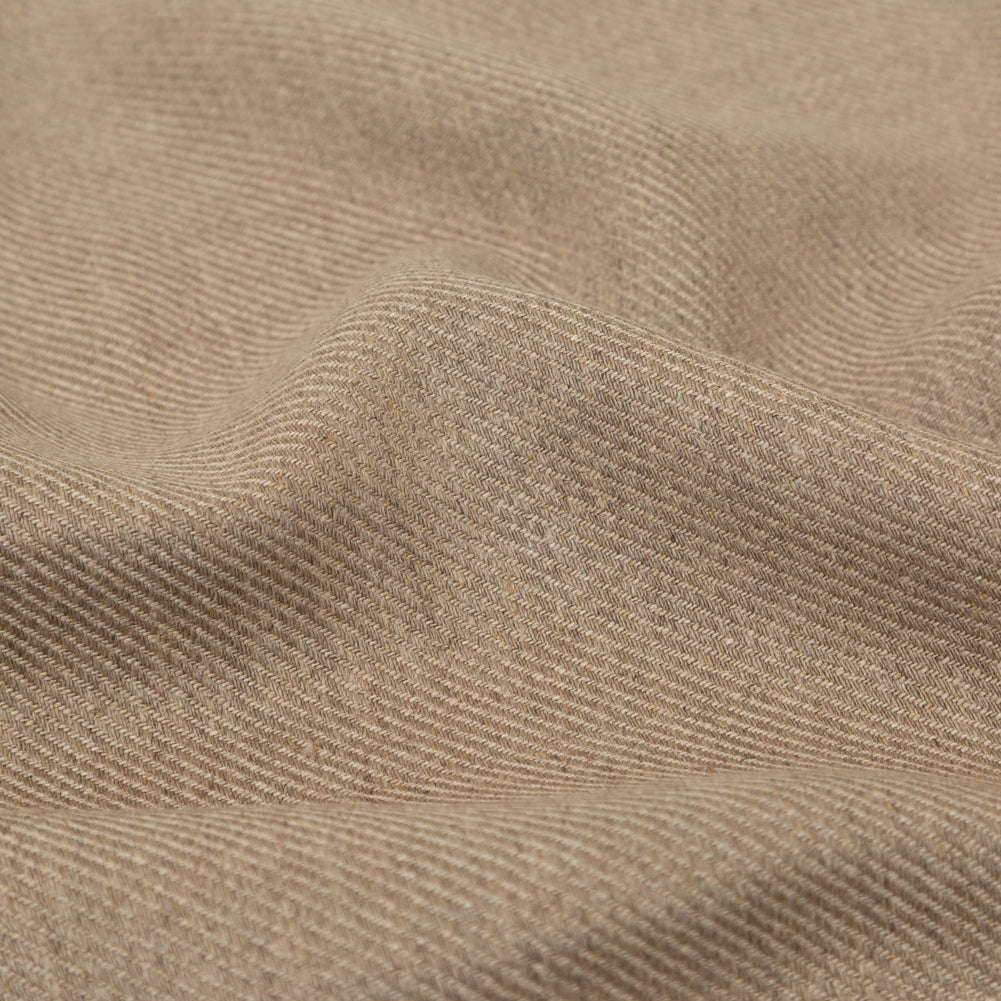 Santa Venetia Natural Heavyweight Linen Twill Detail