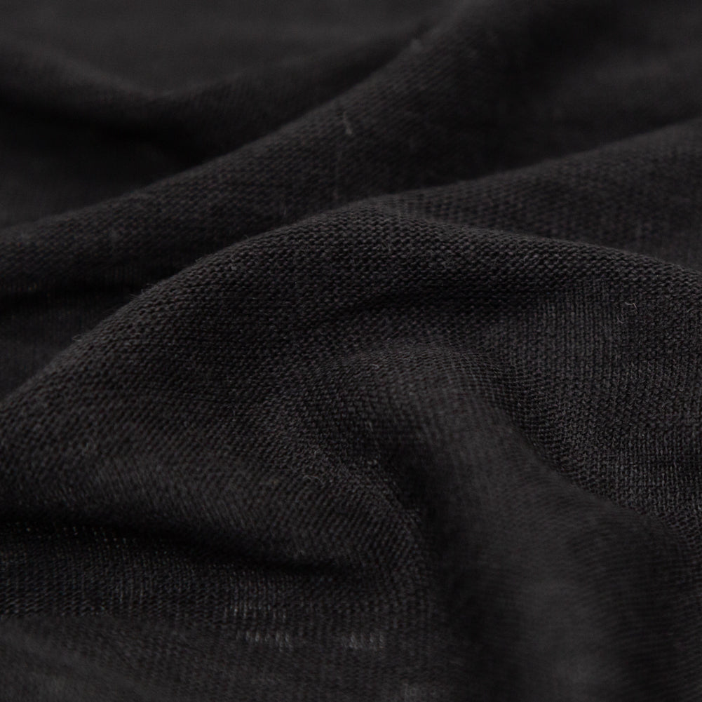 Linen Knit - Black - Castello Collection Full