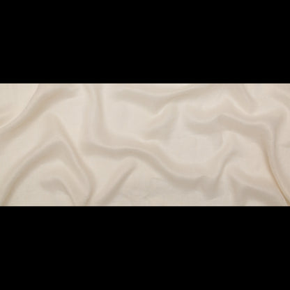 Linen Scrim with Metallic Foil - Gold on Ivory - Talatha Collection Folded
