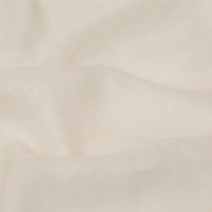 Linen Scrim with Metallic Foil - Gold on Ivory - Talatha Collection Full