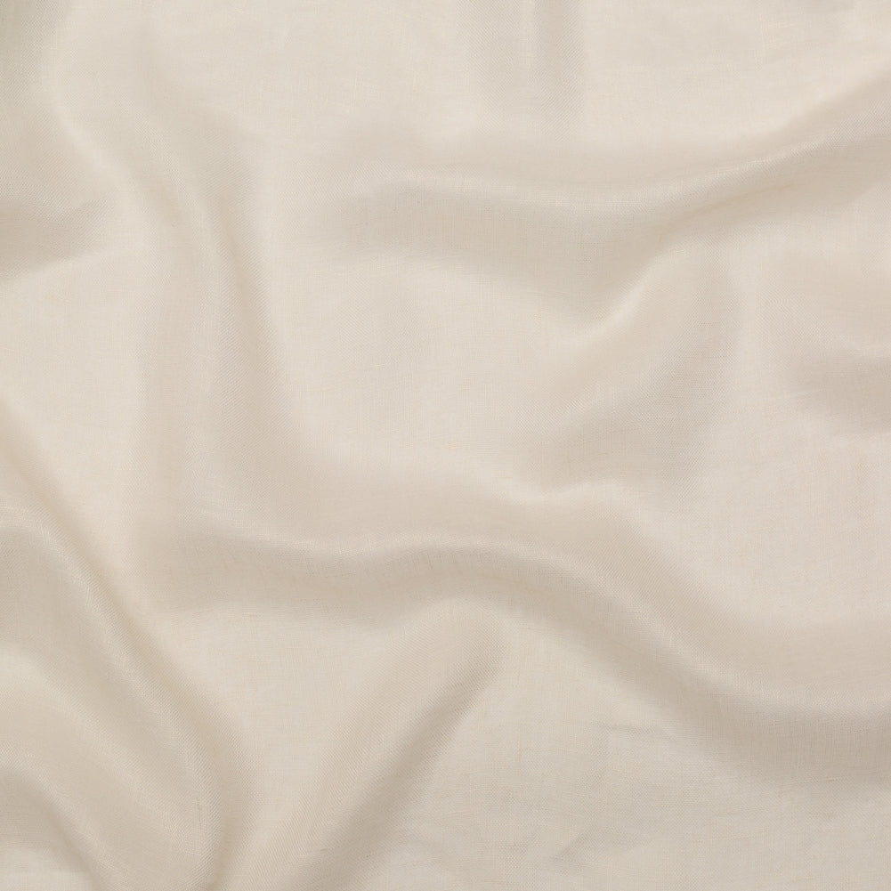 Linen Scrim with Metallic Foil - Gold on Ivory - Talatha Collection