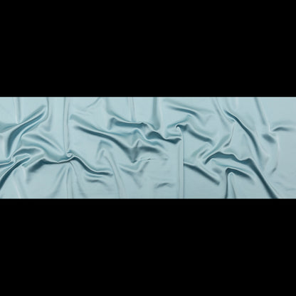 Jessica Canal Blue Stretch Satin Folded