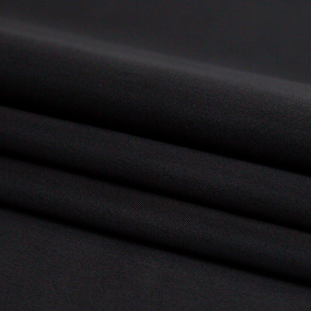 Jessica Black Stretch Satin