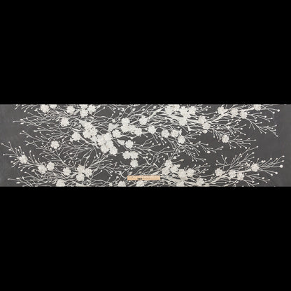 3D Embroidered Lace - Off-White Floral Full