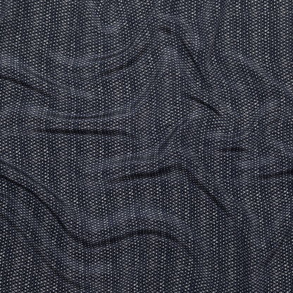 Parisian Night and Nimbus Cloud Abstract Silk Crepe