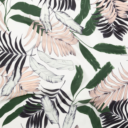 Milly Tropical Leaves Silk Georgette