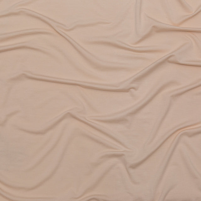 Vanilla Cream Stretch Rayon Jersey