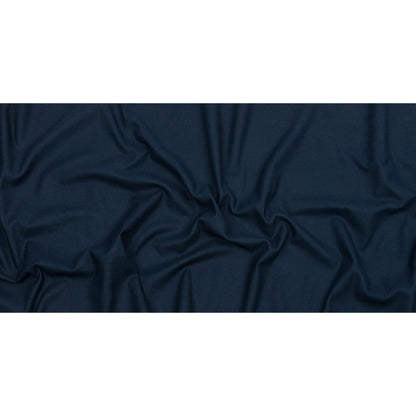 Navy Brushed Cotton Flannel Twill Full