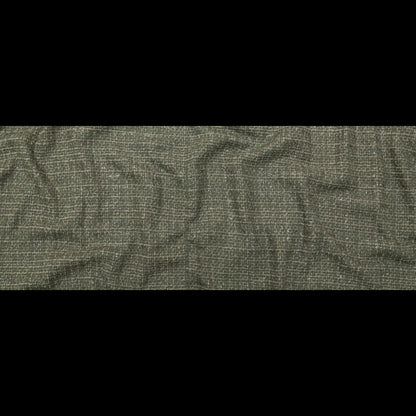 Metallic Olive Wool Tweed Full
