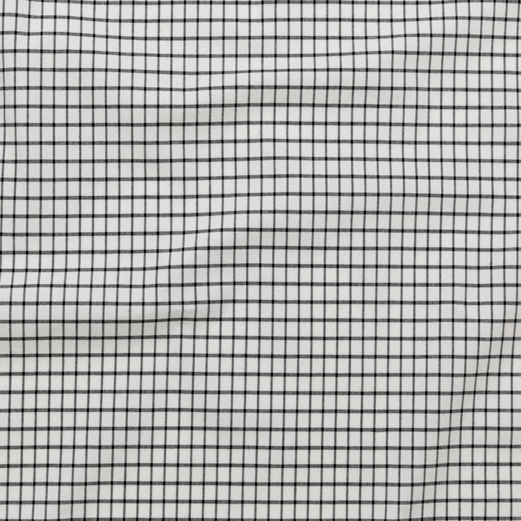 template--25130090922057__main-White and Black Checkered Heavy Stretch Cotton Woven