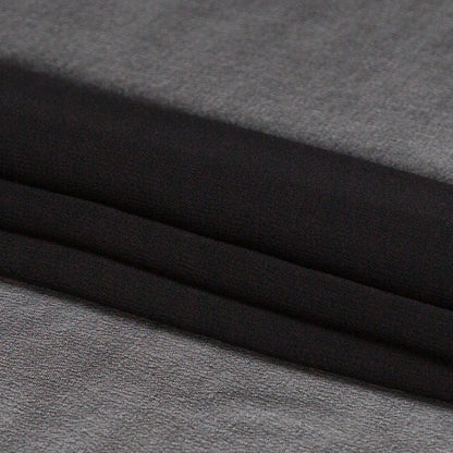 Milly Black Silk Chiffon Folded