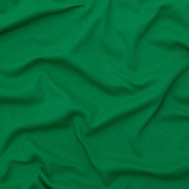 Deep Mint Heavy 1x1 Cotton Rib Knit