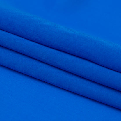 The Row Electric Blue Silk Chiffon Folded