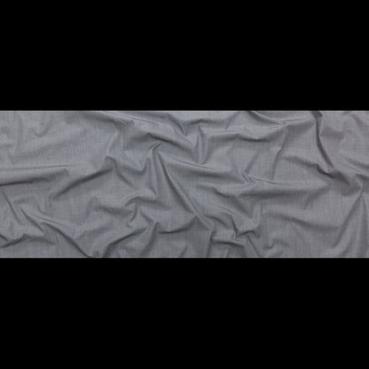 Minimal Gray Cotton Chambray Shirting Full