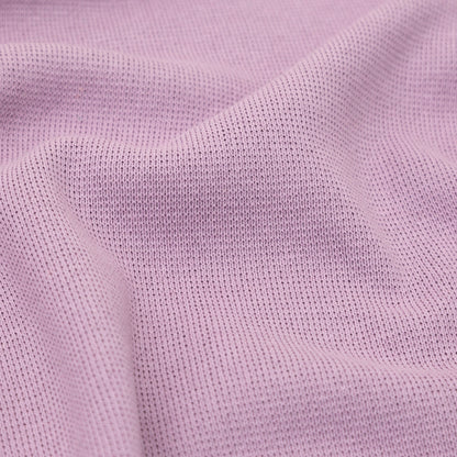 Lavender Mist Heavy 1x1 Cotton Rib Knit Detail